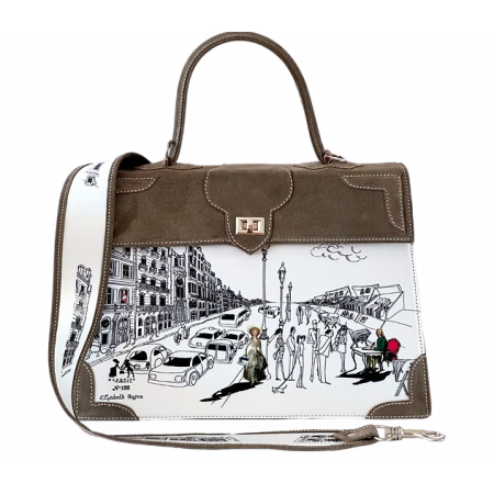 Sac Marquise Voltaire taupe