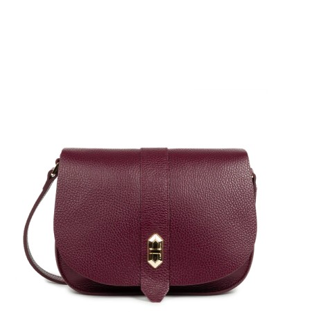 Sac besace Lancaster bordeaux
